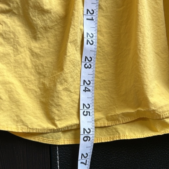 TUCKERNUCK POMANDER PLACE Olivia
Peplum Top Blouse Yellow Keyhole Back Sz S - Picture 13 of 14